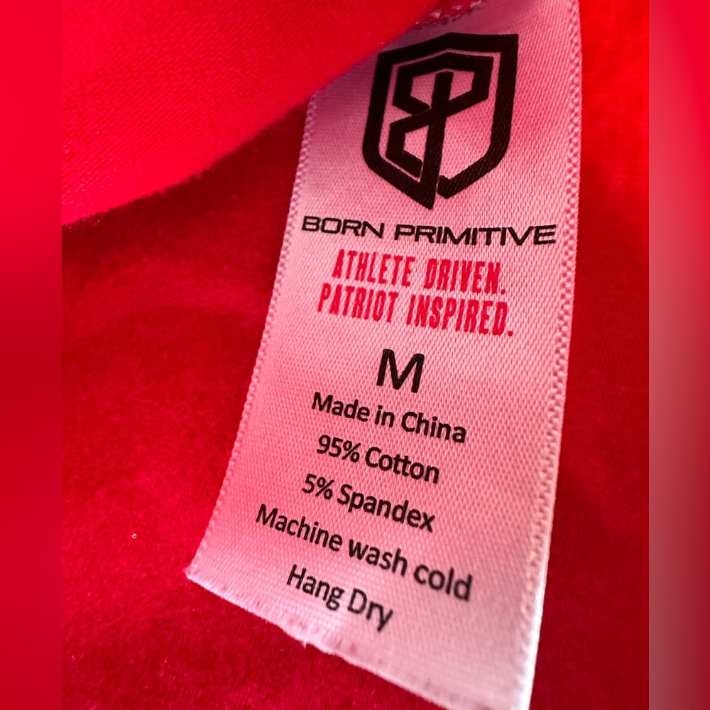 Born Primitive Bold Red Athletic Tee - Picture 7 of 7